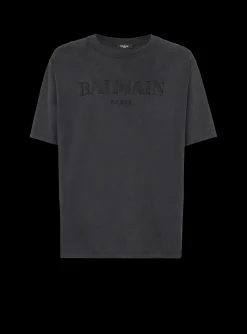 Vintage Embroidered T-shirt-Balmain Fashion