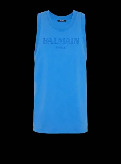 Vintage Embroidered Tank Top-Balmain Hot