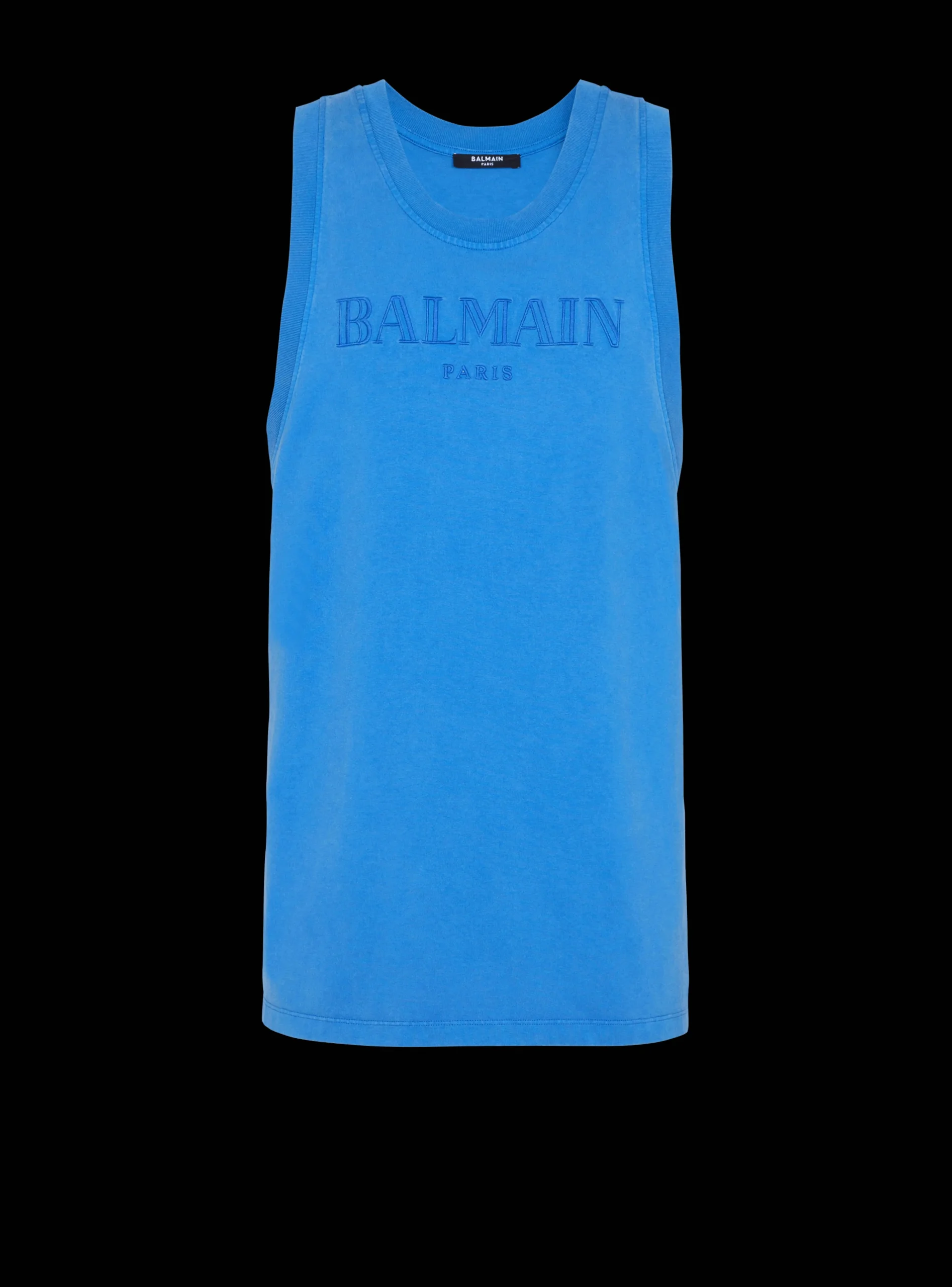 Vintage Embroidered Tank Top-Balmain Hot