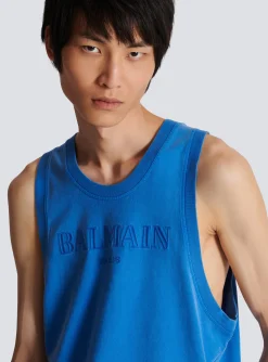 Vintage Embroidered Tank Top-Balmain Hot