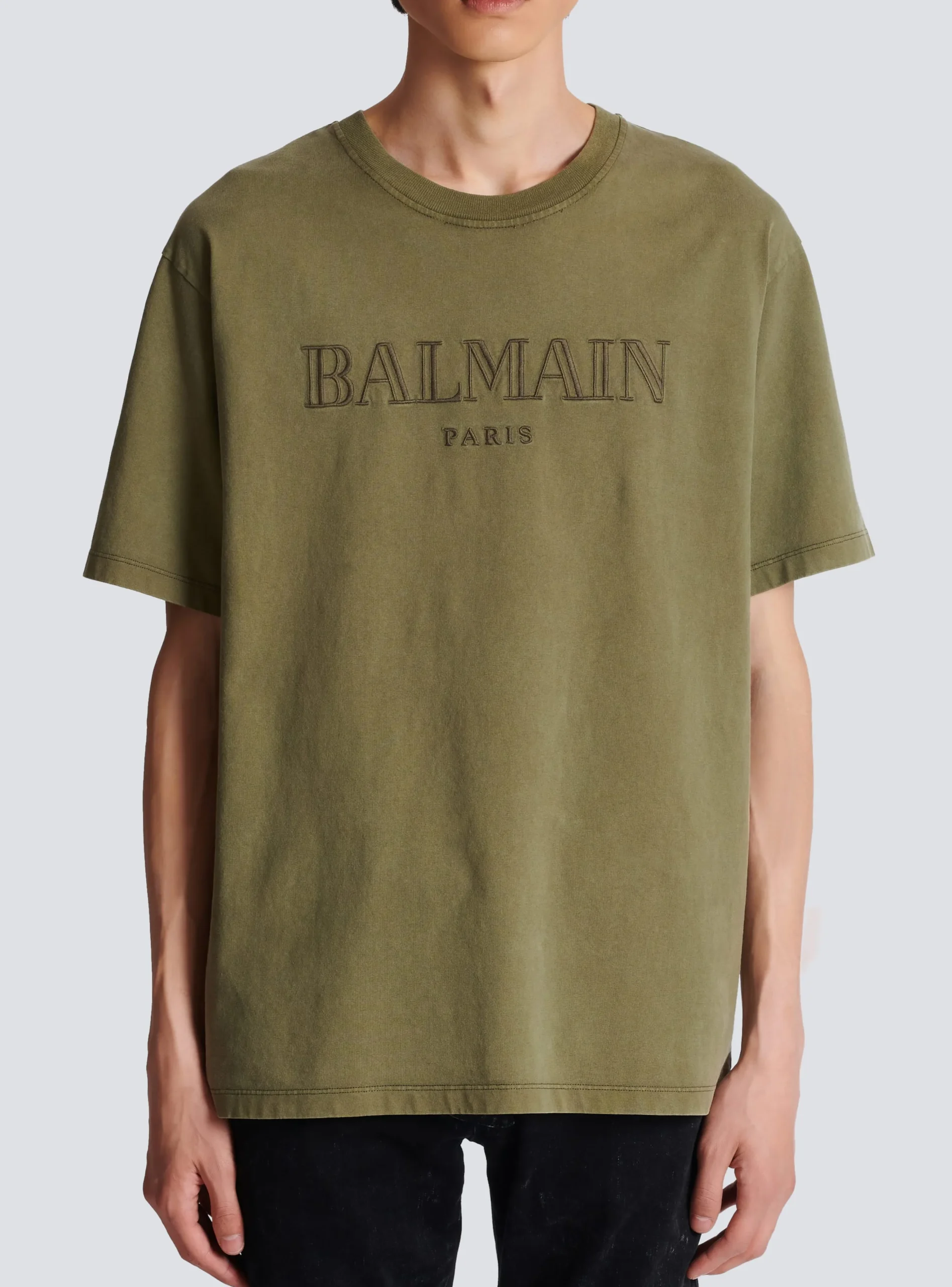 Vintage Embroidered T-shirt-Balmain Cheap