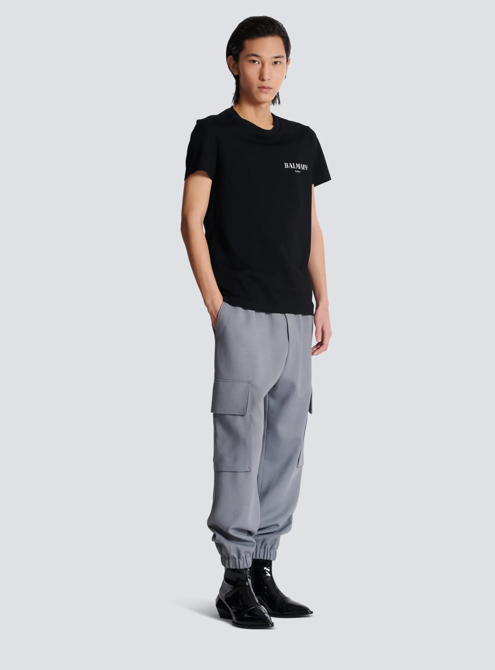 Vintage Short-sleeved T-shirt-Balmain Best