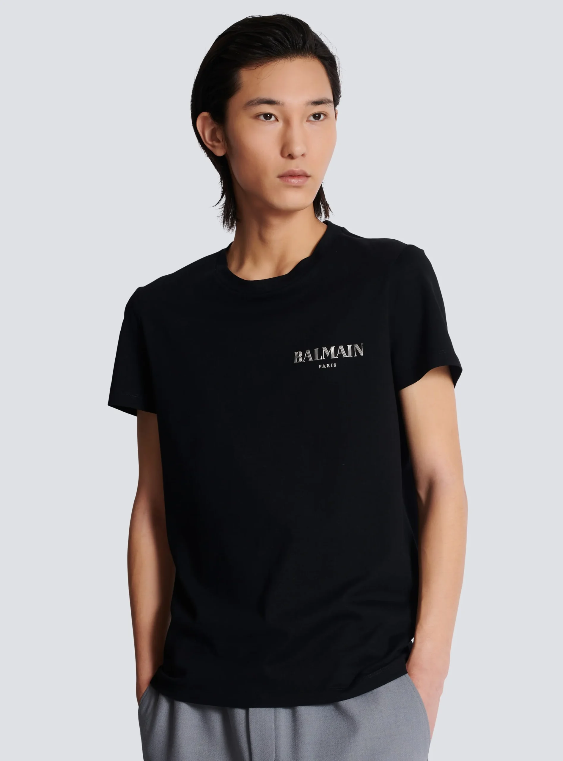 Vintage Short-sleeved T-shirt-Balmain Best