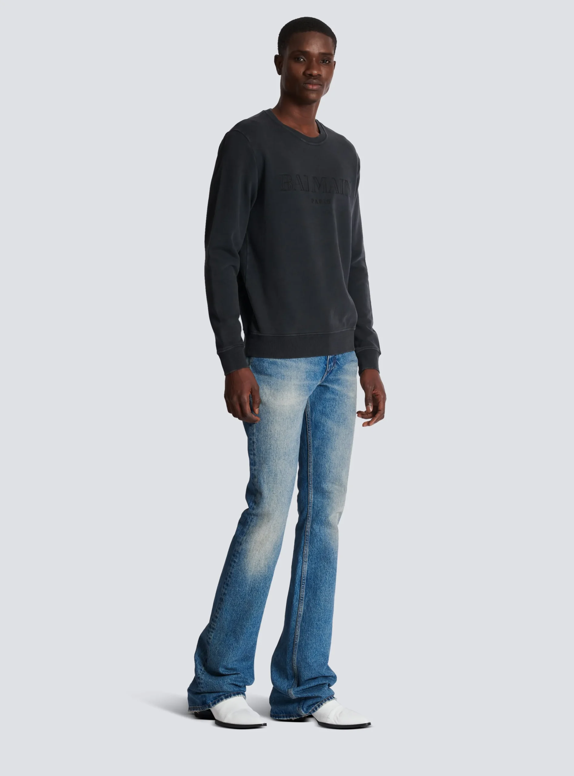 Vintage Sweatshirt-Balmain Flash Sale