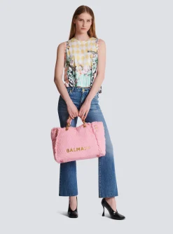 Vintage Tank Top With Baroque Print-Balmain Hot