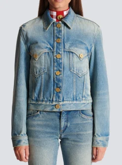Vintage Denim Jacket-Balmain Discount