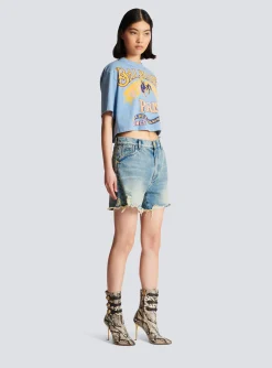 Vintage Denim Shorts-Balmain Clearance