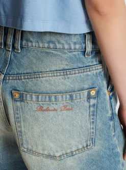 Vintage Denim Shorts-Balmain Clearance