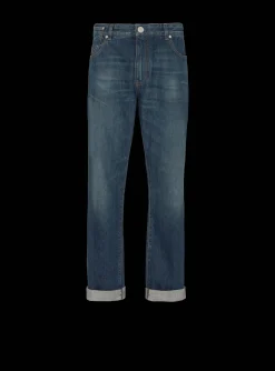 Vintage Straight-leg Jeans-Balmain Best Sale