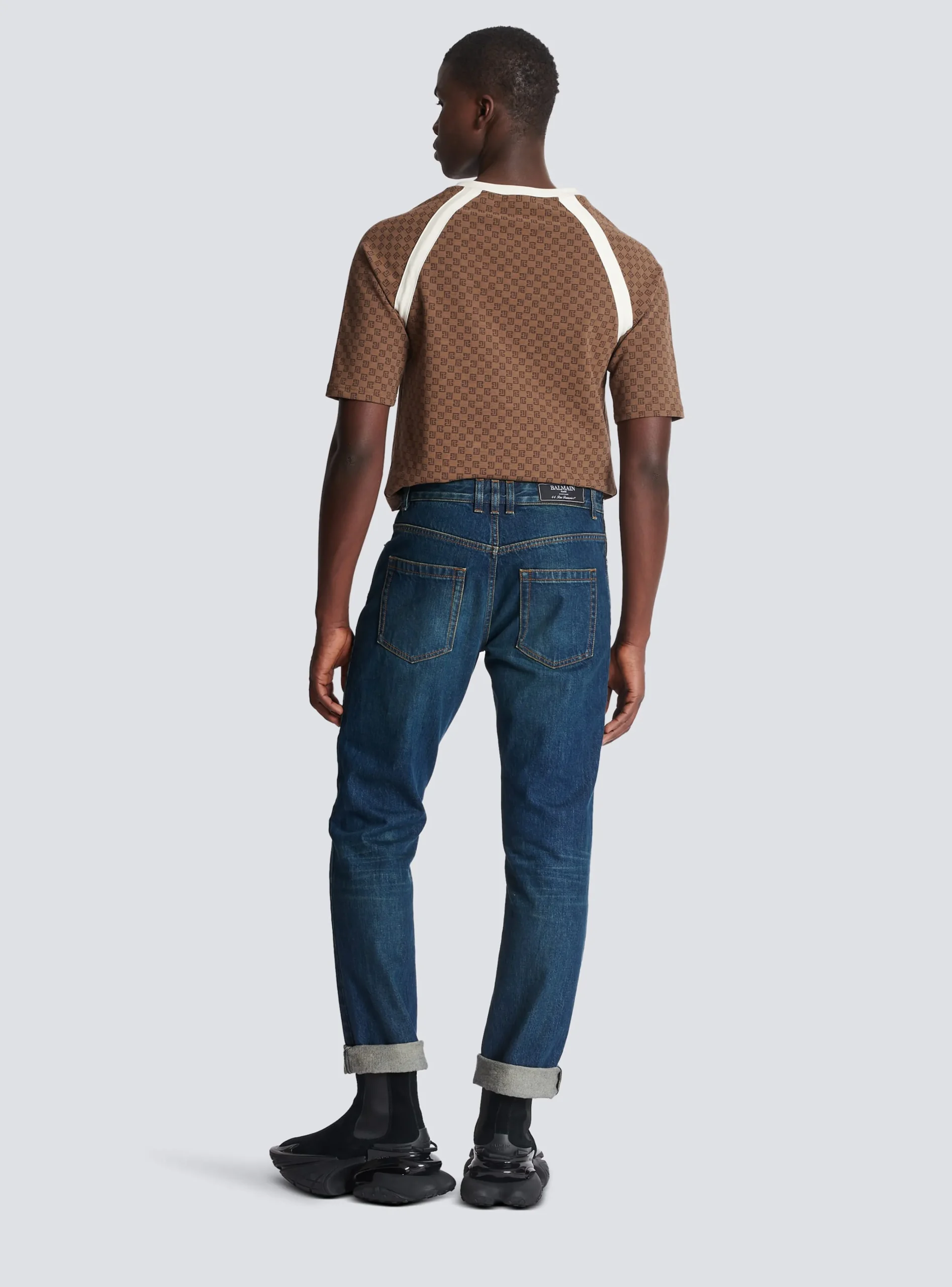 Vintage Straight-leg Jeans-Balmain Best Sale