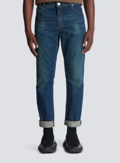 Vintage Straight-leg Jeans-Balmain Best Sale