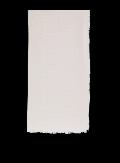 Viscose Scarf With Monogram Pattern-Balmain Best Sale