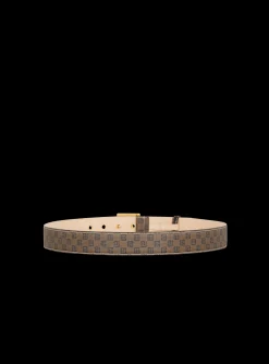 Waxed Monogram Canvas P-Belt-Balmain Hot