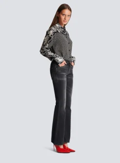 Western Bootcut Denim Jeans-Balmain Best Sale