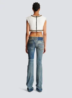 Western Bootcut Denim Jeans-Balmain Store