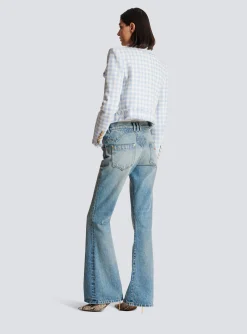 Western Bootcut Denim Jeans-Balmain Discount