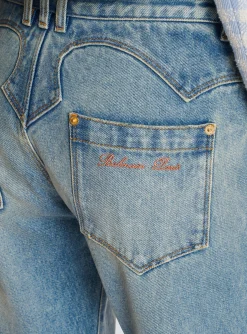 Western Bootcut Denim Jeans-Balmain Discount