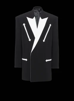 Western Crepe Blazer-Balmain Cheap