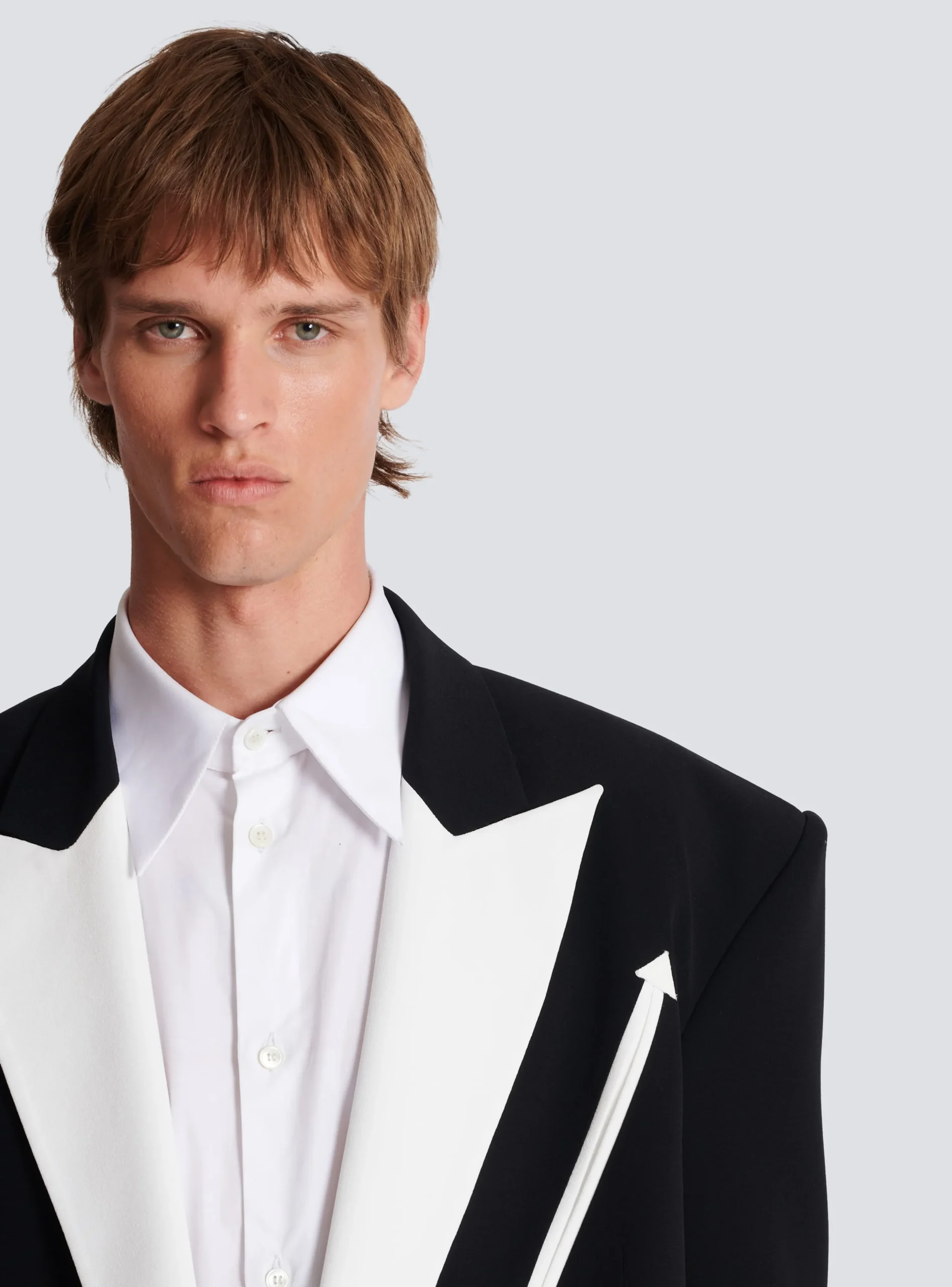 Western Crepe Blazer-Balmain Cheap