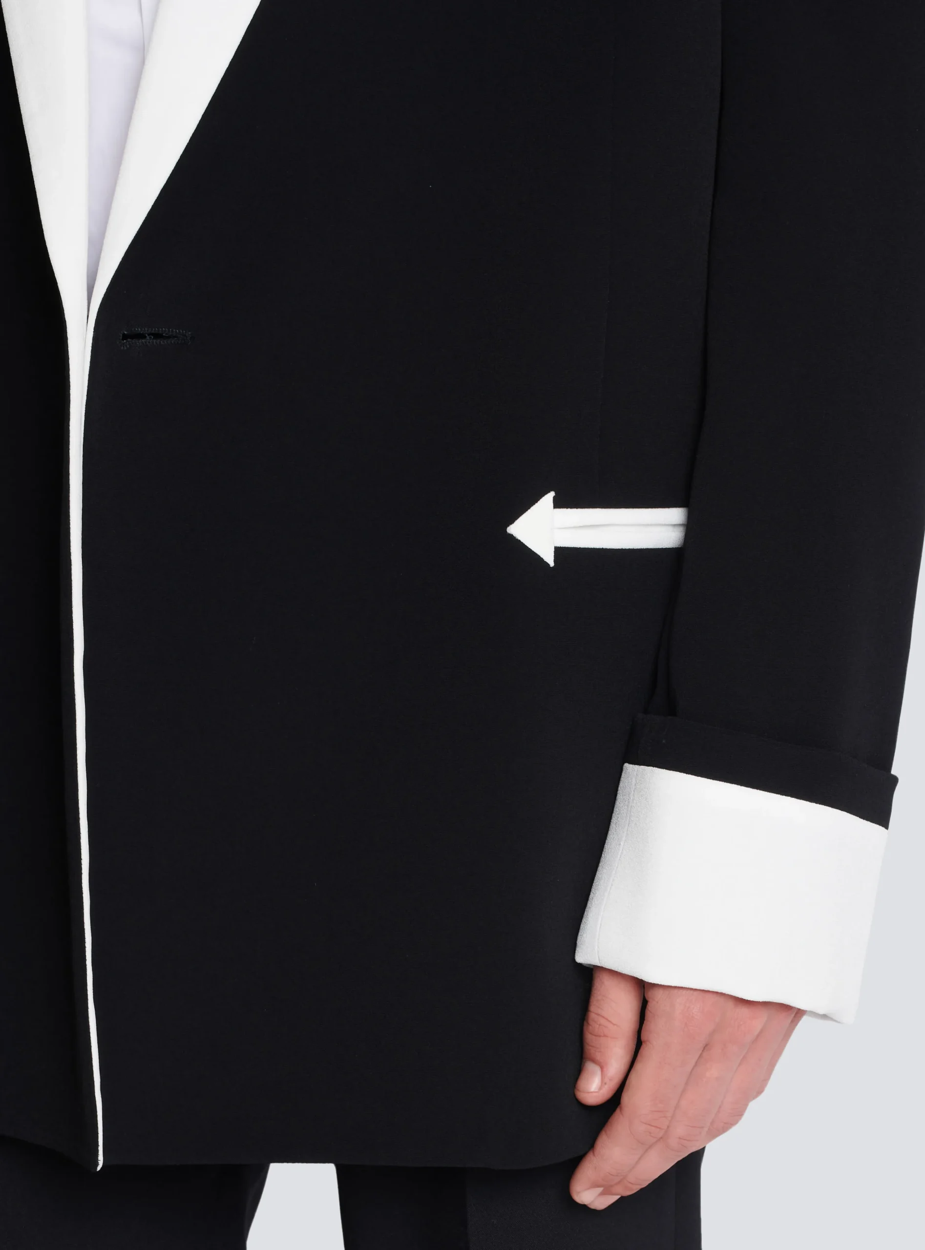 Western Crepe Blazer-Balmain Cheap