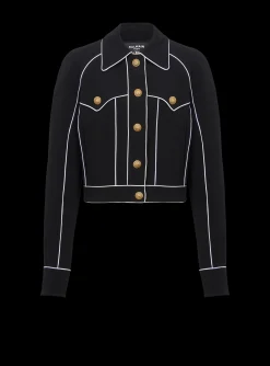 Western Crepe Jacket-Balmain Sale