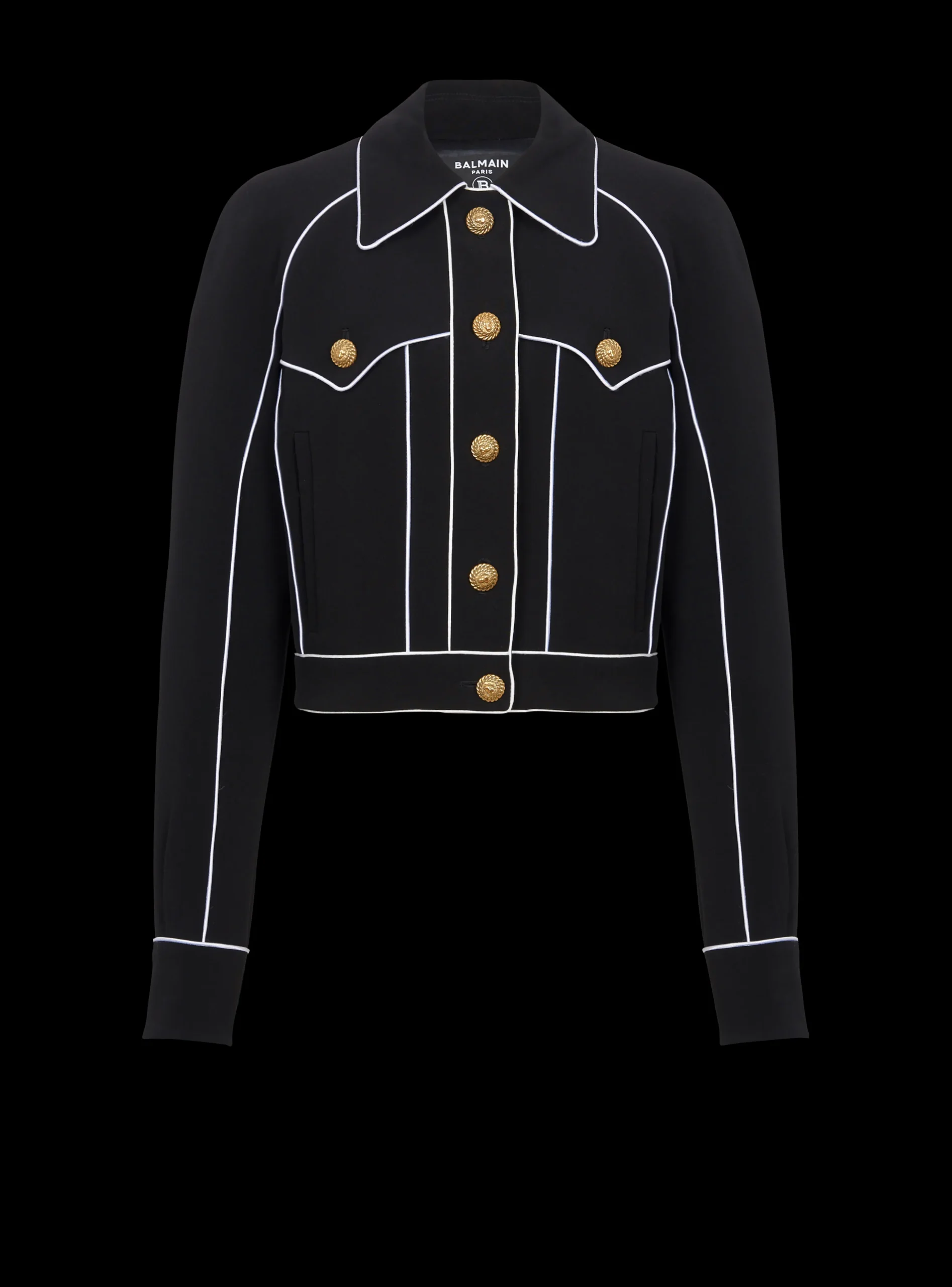 Western Crepe Jacket-Balmain Sale