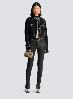 Western Crepe Jacket-Balmain Sale