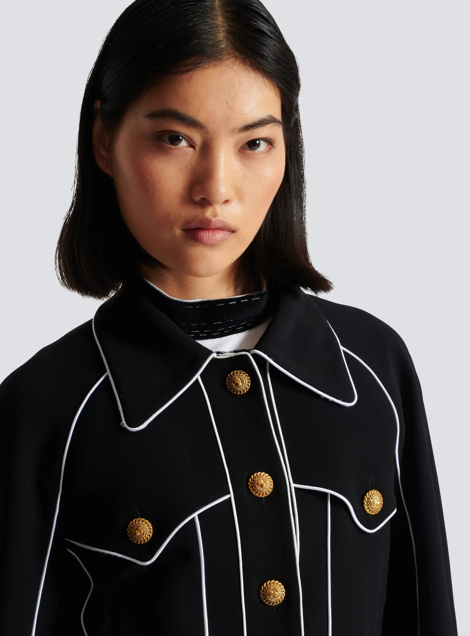 Western Crepe Jacket-Balmain Sale
