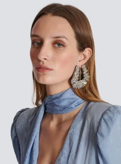 Western Crystal Earrings-Balmain Cheap