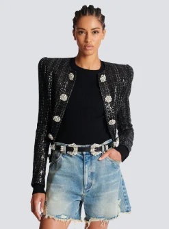 Western Leather And Crystal Belt-Balmain Outlet