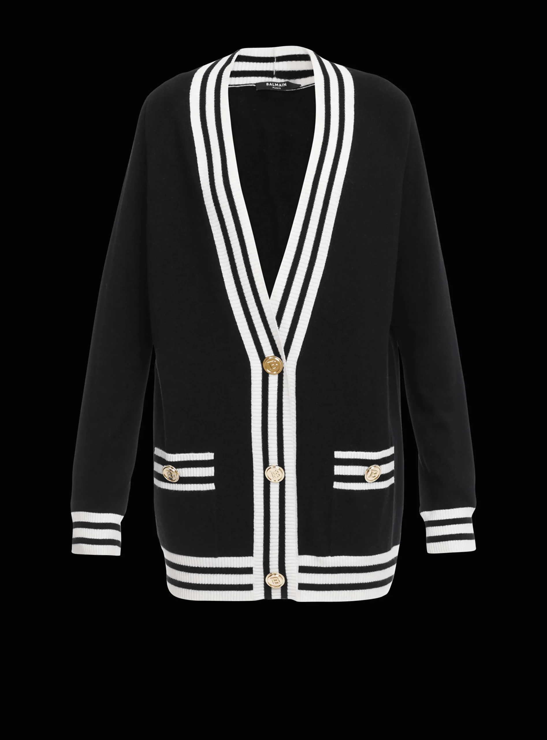 Wool And Cashmere Cardigan-Balmain Cheap