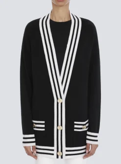 Wool And Cashmere Cardigan-Balmain Cheap