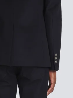 Wool Blazer With Double-breasted Silver-tone Buttoned Fastening-Balmain Sale