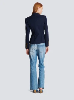 Wool Double-breasted Jacket-Balmain Store