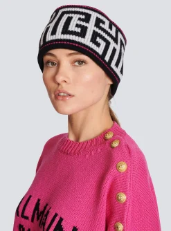 Wool Headband With Large Monogram-Balmain Best