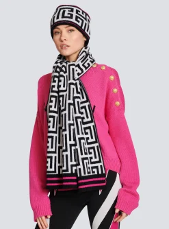 Wool Headband With Large Monogram-Balmain Best