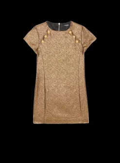 Woven Lurex Dress-Balmain Clearance