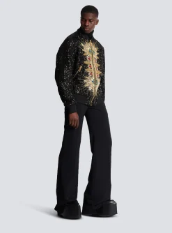 Zipped Jacket With Embroidery-Balmain New