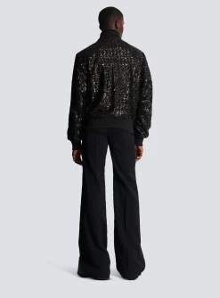 Zipped Jacket With Embroidery-Balmain New