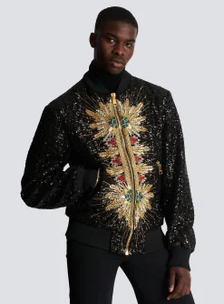 Zipped Jacket With Embroidery-Balmain New
