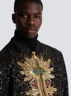 Zipped Jacket With Embroidery-Balmain New